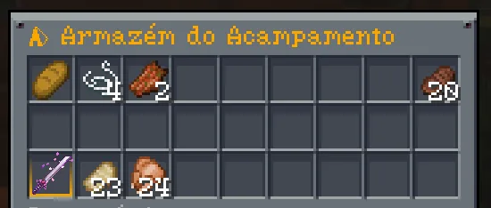 Armazém do acampamento