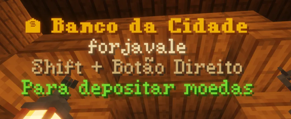Holograma do banco flutuando sobre o bloco
